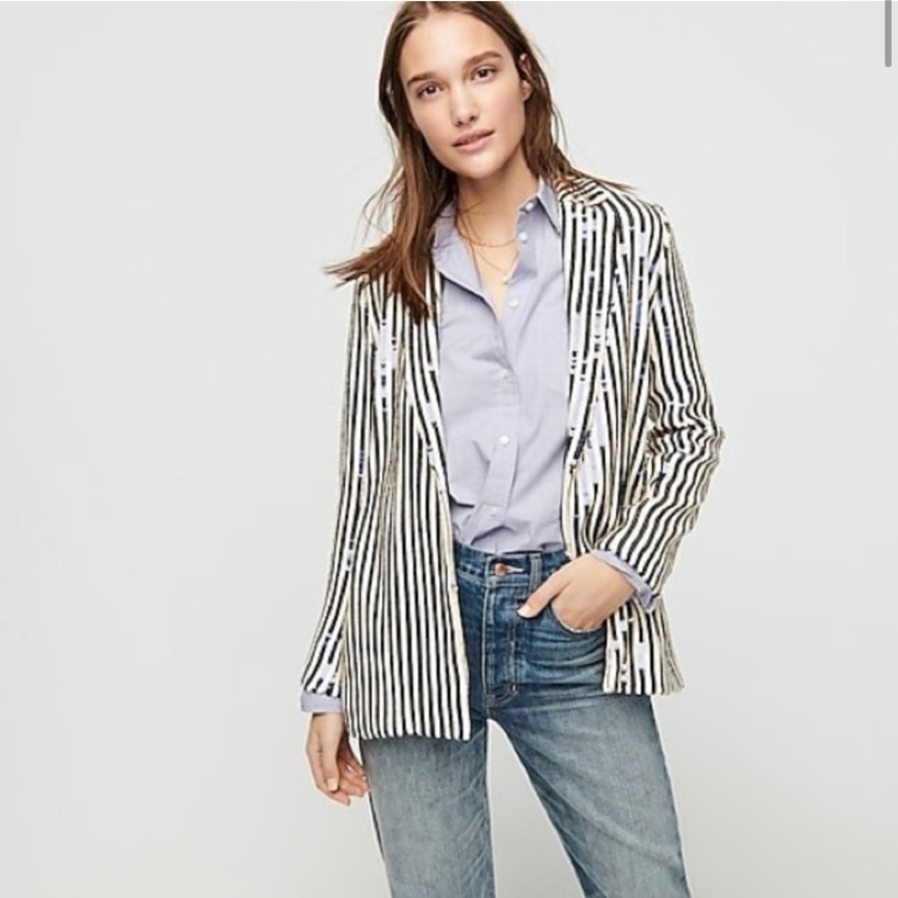 Sequin Boyfriend Blazer